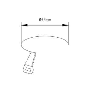 Keylight Air hole size