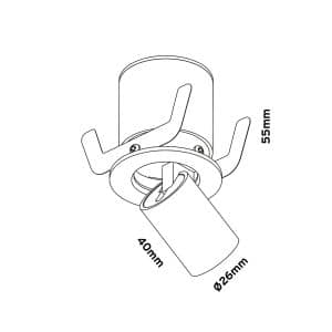 Keylight Air technical drawing