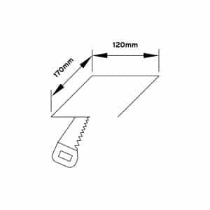 Keylight Fox hole size