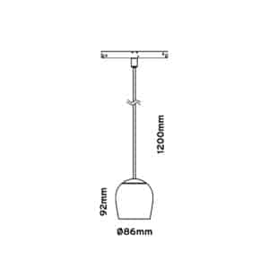 Keylight Magnet Venus P technical drawing