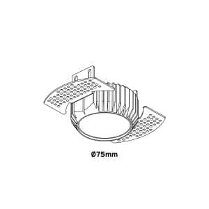 Keylight Mito R Trimless hole size