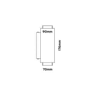 Keylight Murio UD technical drawing