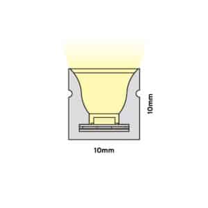 Keylight Neonflex TV Mini technical drawing
