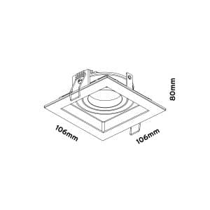 Keylight Nitro technical drawing