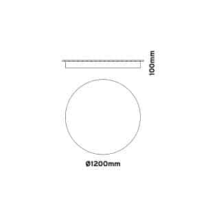 Keylight Nomo One technical drawing