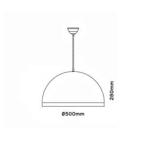 Keylight Shell SR technical drawing