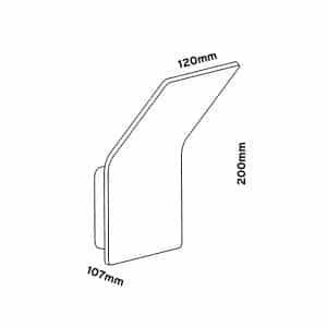 Keylight Wave technical drawing